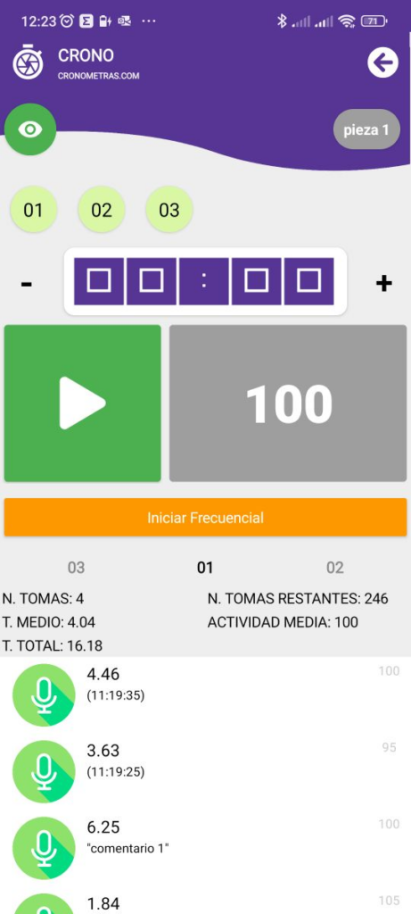 reordenar los elementos de nuestra norma de trabajo